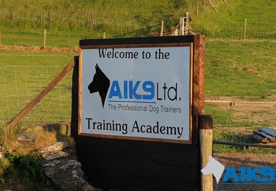A1K9 Training Academy Sign