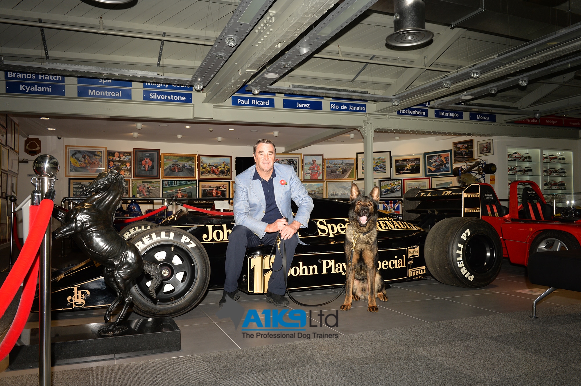 Nigel Mansell a1k9 family protection dogs